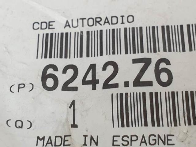 PEUGEOT 6242Z6 Interruptor de la columna de dirección para control de audio  disponible España