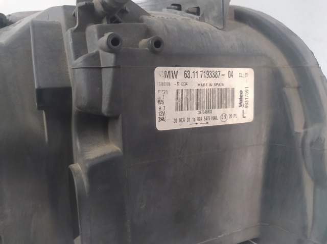 BMW 63117193387 Faro izquierdo  en stock Salamanca