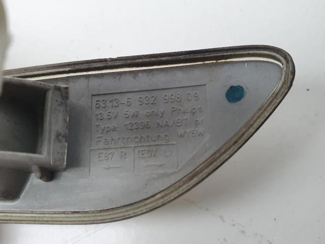 63136932998 BMW Luz intermitente de guardabarros derecho  disponible Ourense