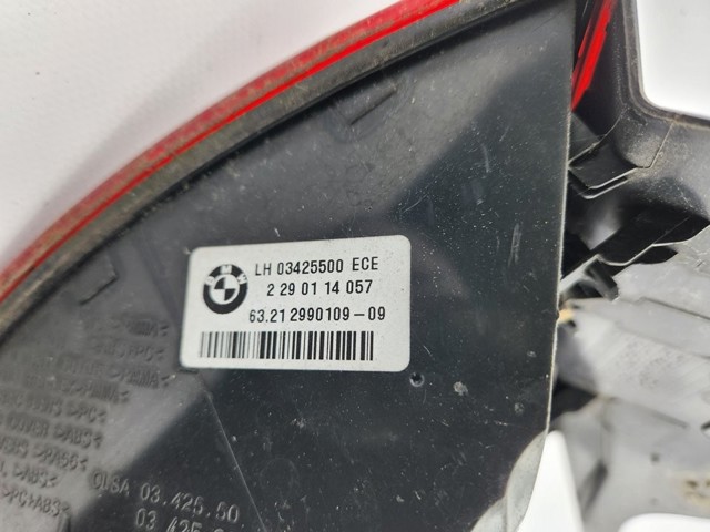 63212990109 Piloto trasero exterior izquierdo  en stock Castellón