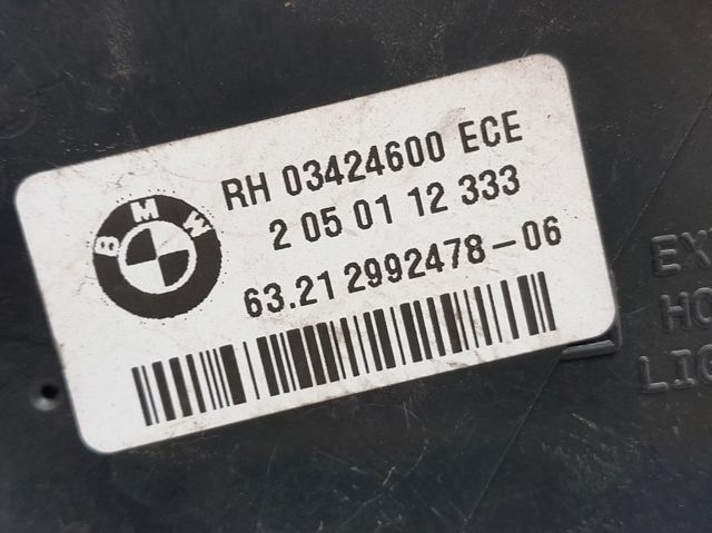 BMW 63212992478 Piloto trasero exterior derecho  en stock Terrassa