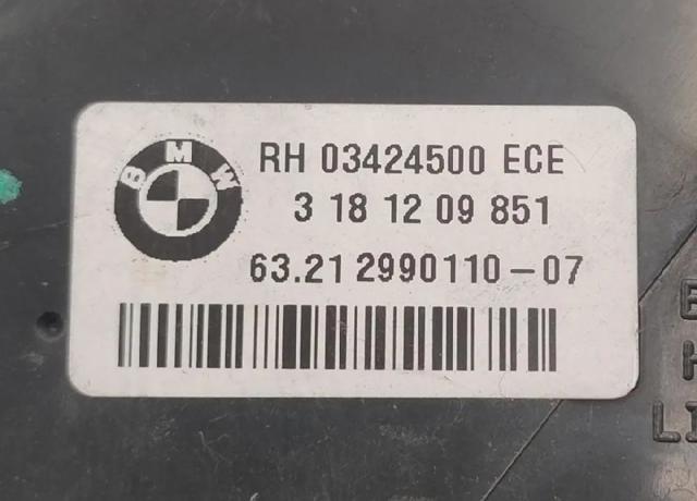 BMW 63212992478 Piloto trasero exterior derecho  en stock Valencia