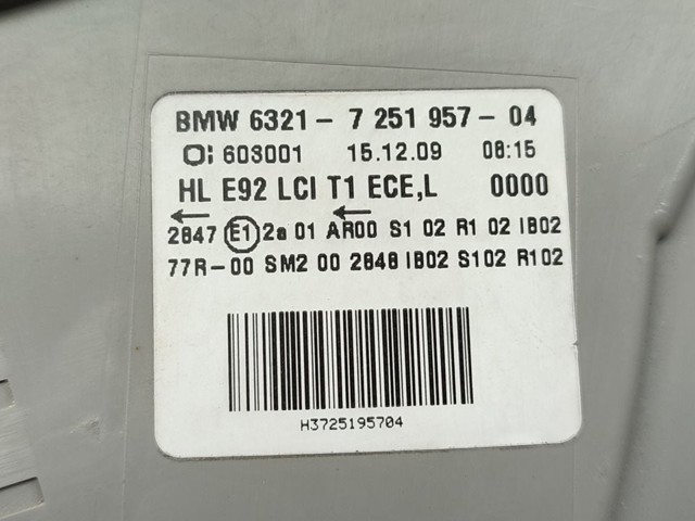 Piloto trasero exterior izquierdo 63217251957 BMW