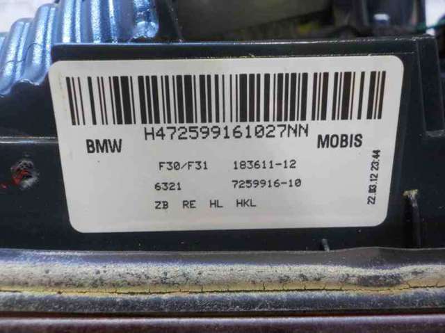 63217372794 BMW Piloto trasero interior derecho comprar Alcalá