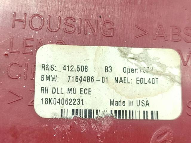 63218409012 BMW Piloto trasero interior derecho  disponible Ourense