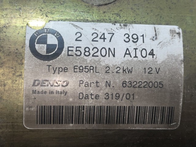 BMW 63222005 Motor de arranque  disponible Lugo