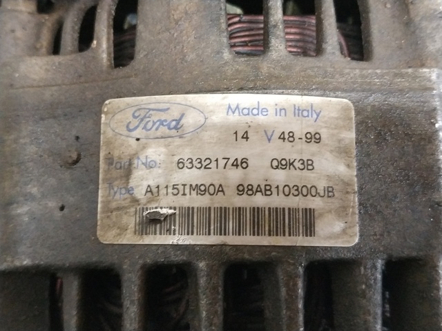 FORD 63321746 Alternador  disponible Valladolid