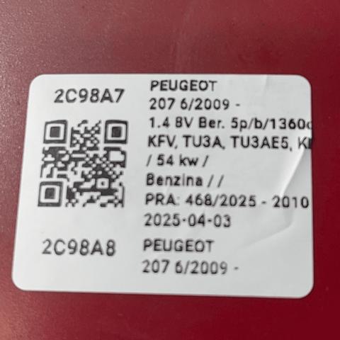 PEUGEOT 6350HQ Piloto trasero izquierdo  comprar en Albacete