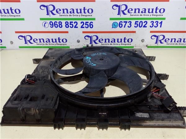 Difusor de radiador, ventilador de refrigeración, condensador del aire acondicionado, completo con motor y rodete 6385004600 Mercedes