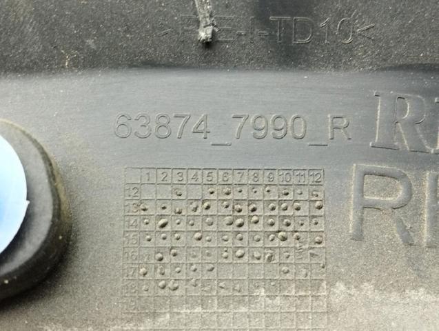 638747990R Extensión de la aleta delantera derecha  en stock Sabadell