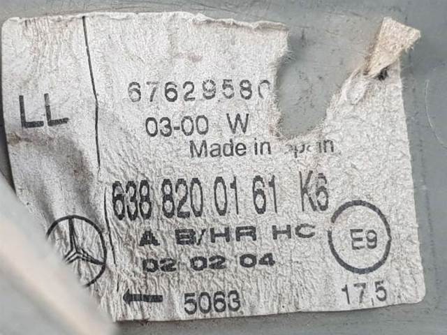 6388200161 MERCEDES Faro derecho  en stock Gandía