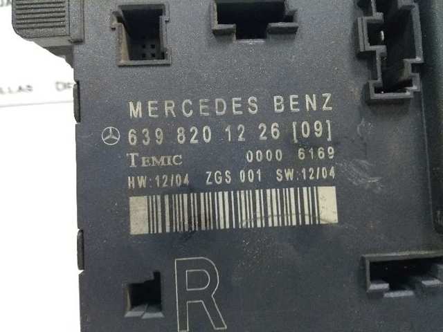 6398201226 MERCEDES Unidad de confort de la puerta delantera  en stock Córdoba