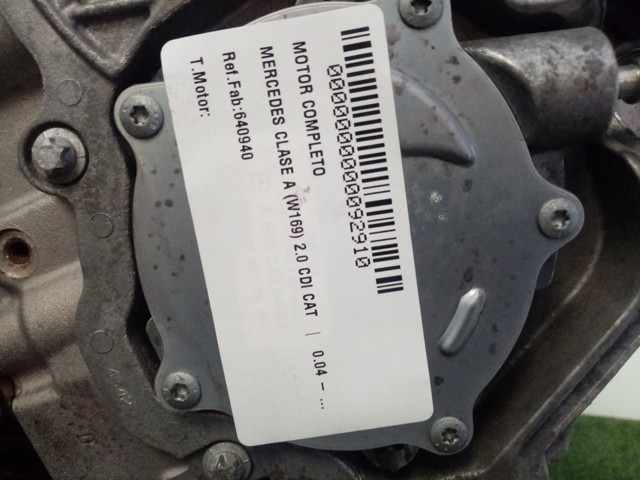 Precio del repuesto Motor A  hatchback