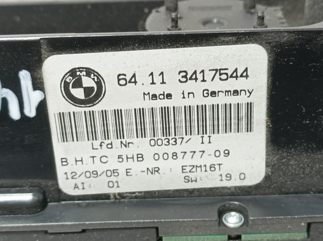 BMW 64113417544 Unidad de control aire acondicionado comprar Pamplona