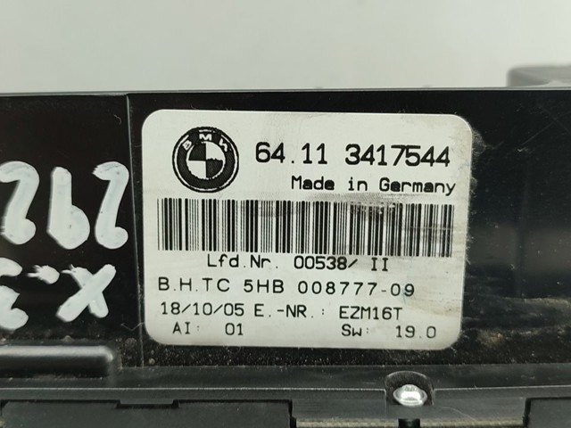 64113417544 Unidad de control aire acondicionado  en stock Castellón