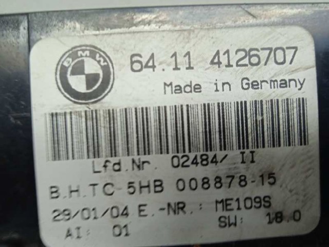 64114126707 BMW Unidad de control aire acondicionado  en stock Córdoba
