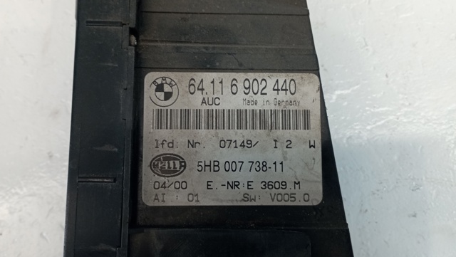 64116902440 BMW Módulo de modos de calefacción/aire acondicionado  comprar en Oviedo