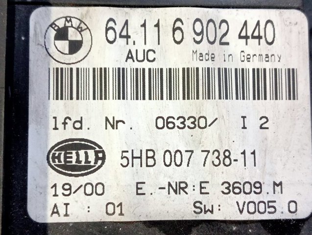 64116902440 BMW Unidad de control aire acondicionado comprar Bilbao