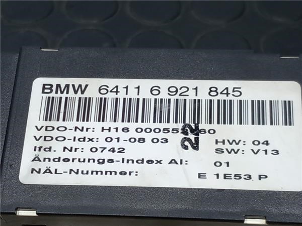 Mando calefaccion / aire acondicionado para bmw serie 3 compact (e46) 2.0 320td 64116921845