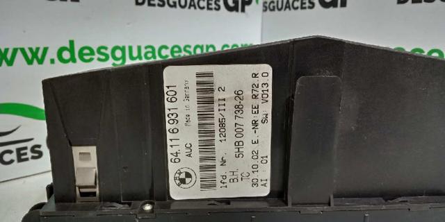BMW 64116931601 Unidad de control aire acondicionado  en stock Valencia
