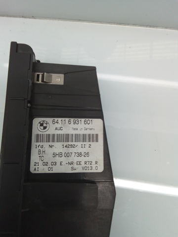 BMW 64116931601 Módulo de modos de calefacción/aire acondicionado  disponible Lugo