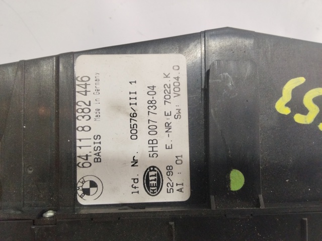 64118382446 BMW Unidad de control aire acondicionado comprar Alcalá