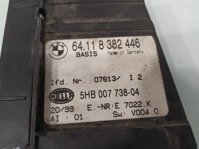 BMW 64118382446 Módulo de modos de calefacción/aire acondicionado  comprar en Murcia