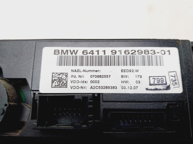 Unidad de control, calefacción/ventilacion BMW 1 E81, E87