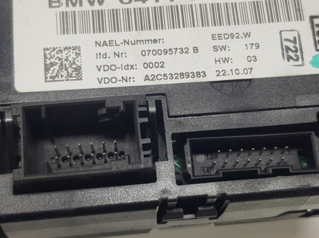 Unidad de control, calefacción/ventilacion BMW 1 E81, E87