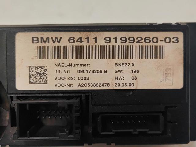 64119199260 BMW Módulo de modos de calefacción/aire acondicionado  comprar en Lleida