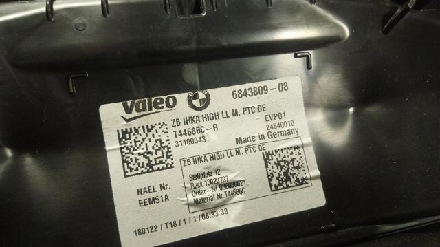 BMW 64119382861 Motor del ventilador del calefactor  disponible Lugo