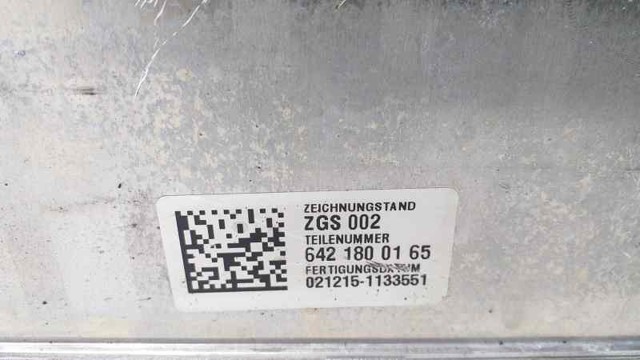 MERCEDES 6421800165 Radiador de aceite debajo del filtro  comprar en Albacete