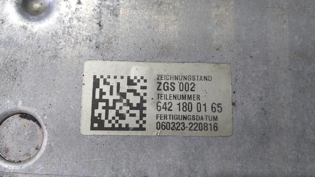 MERCEDES 6421800165 Radiador de aceite debajo del filtro  en stock Valencia
