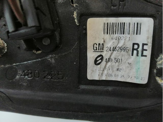 Retrovisor izquierdo para opel astra h 2.0 turbo (l48) z20lel 6428274