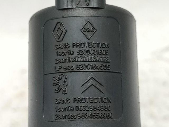 643476 PEUGEOT Bomba de agua limpiaparabrisas, delantera  en stock Córdoba