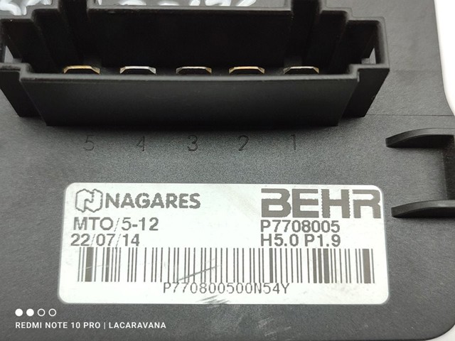PEUGEOT 6441CQ Resistencia de calefacción  en stock Salamanca