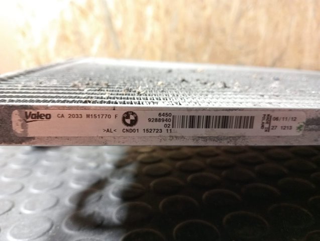 64509288940 BMW Condensador aire acondicionado  en stock Gandía