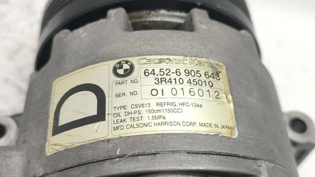 BMW 64526905643 Compresor de aire acondicionado  en stock Terrassa
