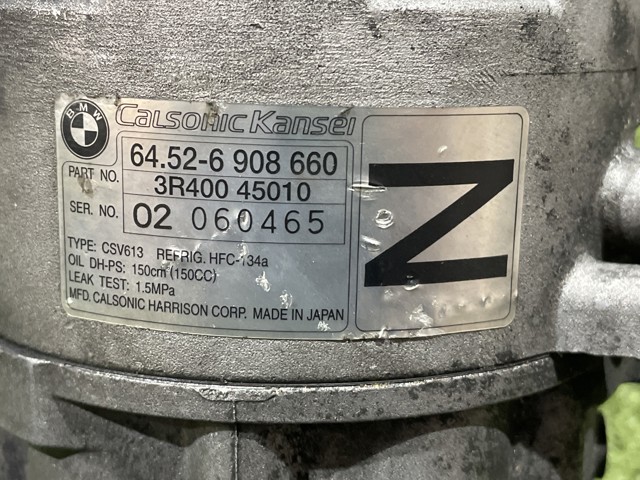 BMW 64526908660 Compresor de aire acondicionado  comprar en Albacete