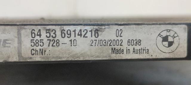 64536914216 BMW Condensador aire acondicionado  en stock Huelva