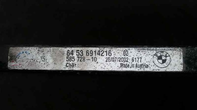 BMW 64536914216 Condensador aire acondicionado  en stock Salamanca