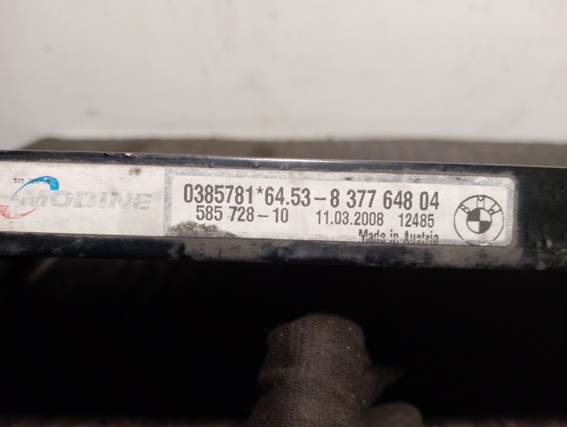 BMW 64538377648 Condensador aire acondicionado  en stock Salamanca
