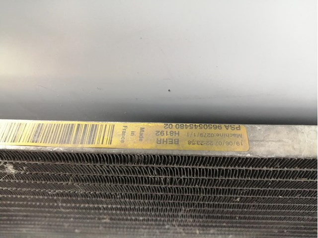 Condensador / radiador  aire acondicionado para peugeot 308 1.6 16v 5fw 6455GH