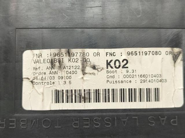 Caja de fusibles Citroen C3 1 FC