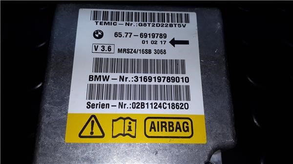 Centralita airbag para bmw serie 5 berlina (e39) 2.5 523i 65.77-6919789