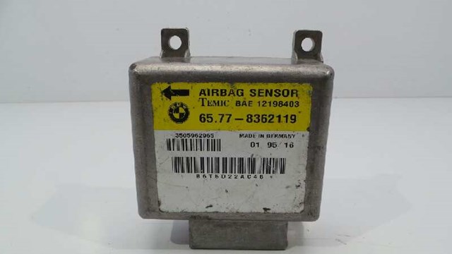 Centralita airbag para bmw 3 (e36) (1990-1998) 325 tds d - 25 6t i 65778362119