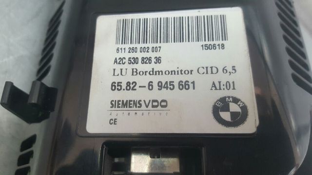 65826945661 BMW Pantalla  en stock Córdoba