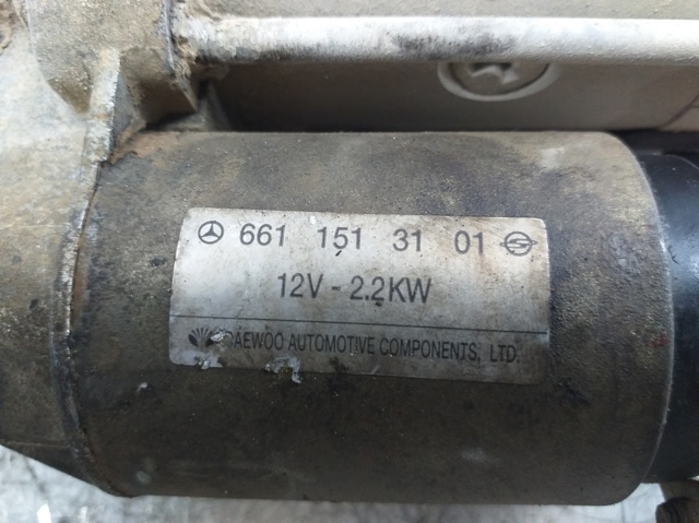 6611513101 Motor de arranque  en stock Sabadell
