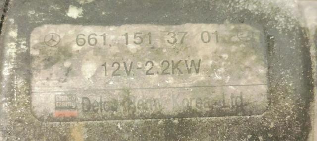 6611513701 Motor de arranque  disponible Utrera