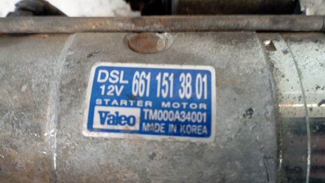 SSANG YONG 6611513801 Motor de arranque  en stock Salamanca